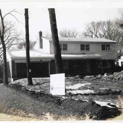 House at 346 Prospect Avenue, construction