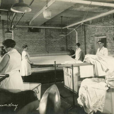 Elmhurst Hospital Laundry room