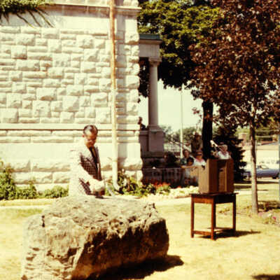 EHM program, Dedication of Salt Creek rock