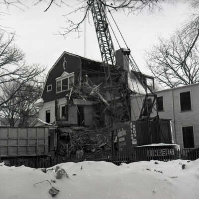 Demolition of Immaculate Conception Convent at 205 Cottage Hill Avenue