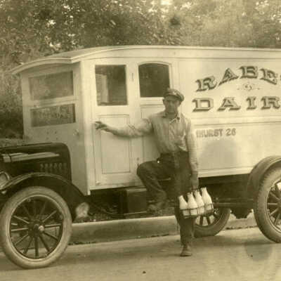 Rabe's Dairy, delivery truck