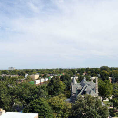 View from 105 S. York Street Rooftop