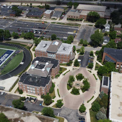 Aerial View of Elmhurst University
