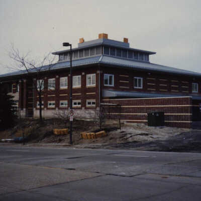 Elmhurst Police Station, under construction