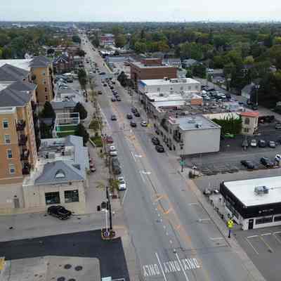 Aerial View, N. York Street