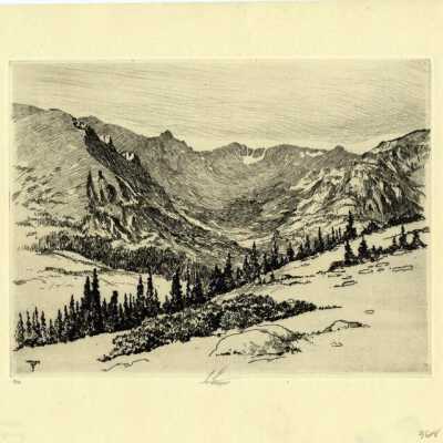 Print, Lee Sturges Etching