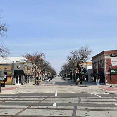 York Street and First Street Intersection