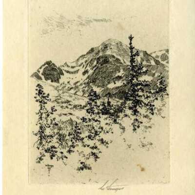 Print, Lee Sturges Etching