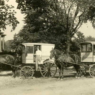 Rabe's Dairy, horse-drawn delivery vehicles