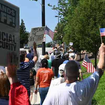 "No Kings" Protest March