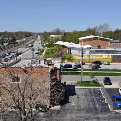 View from First Street Parking Deck