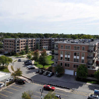 Crescent Court from 105 S. York Street Rooftop