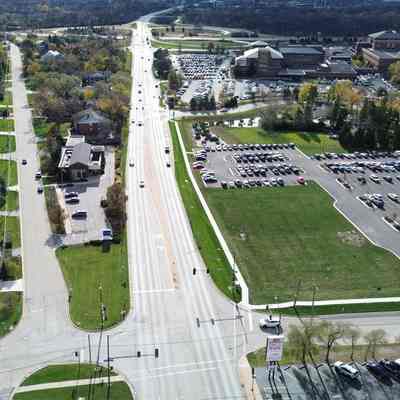 Aerial View of S. York Street