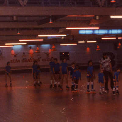 Speed Skating Team at the Elm Skating Rink