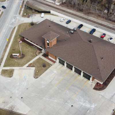 Aerial View, Fire Station No. 2