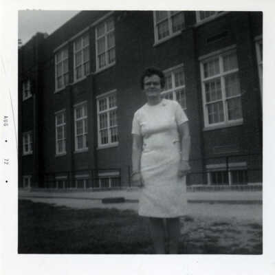Teacher Marjorie Davis at Roosevelt School
