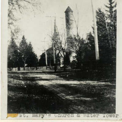St. Mary's Catholic Church & Elmhurst Water Tower