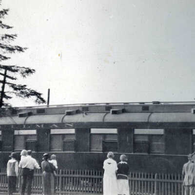 Warren G. Harding Funeral Train in Elmhurst