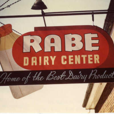 Rabe's, dairy sign