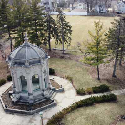 Aerial View, Glos Mausoleum