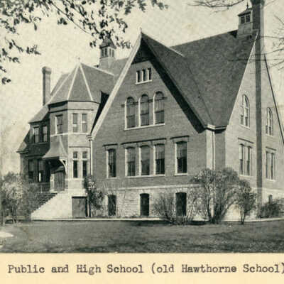 Hawthorne School, circa 1900