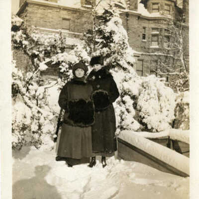 Anna Koch and Amanda Magers on S. Kenilworth Avenue