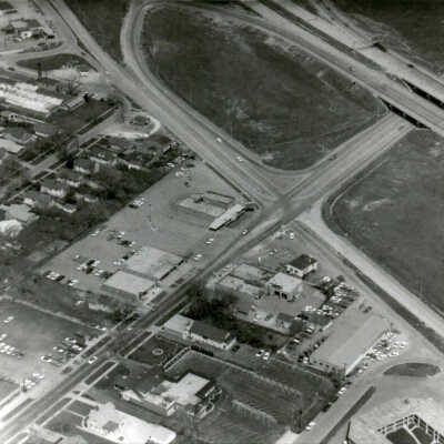 Aerial View of York and Lake Streets