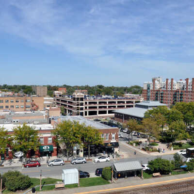 View from 105 S. York Street Rooftop