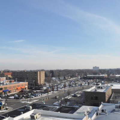 View from Top of Addison Street Parking Deck