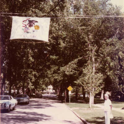 Independence Day, Claremont Street Flag Display