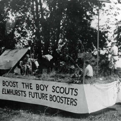 Boy Scouts, float