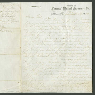 Civil War-era Letter to Frederick Fischer