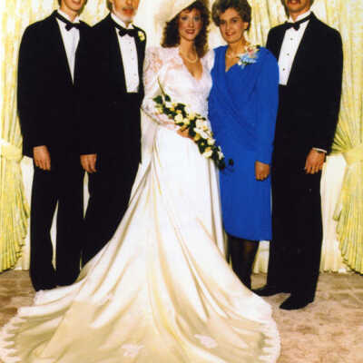 Hass Family, wedding portrait