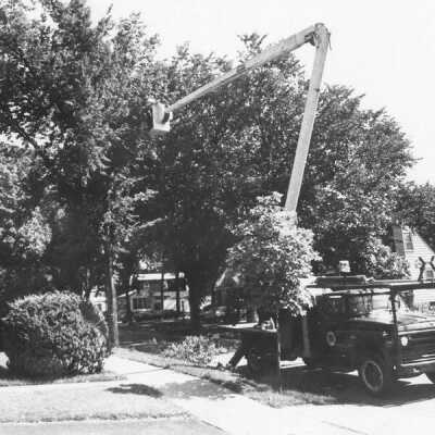 City of Elmhurst Truck and Employee
