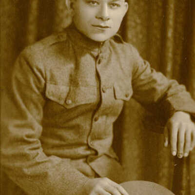 Richard L. Hintz in WWI army uniform