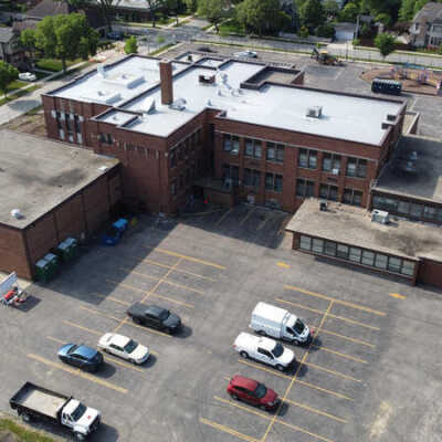 Aerial View of Lincoln Elementary School