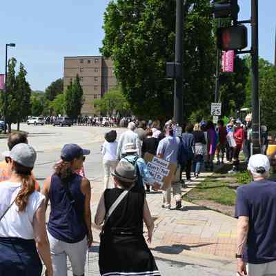"No Kings" Protest March