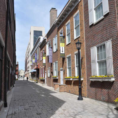 W. Schiller Court, looking west