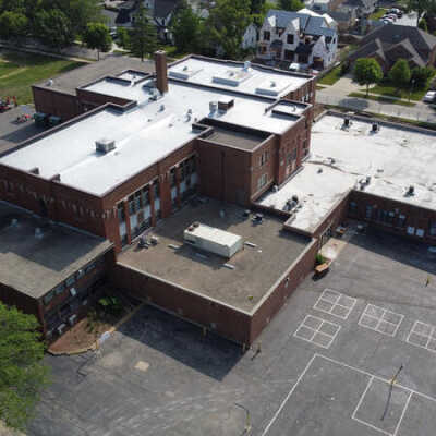 Aerial View of Lincoln Elementary School