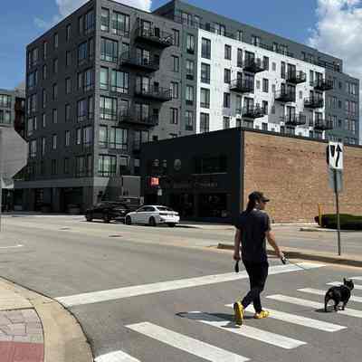 Addison Avenue at Second Street