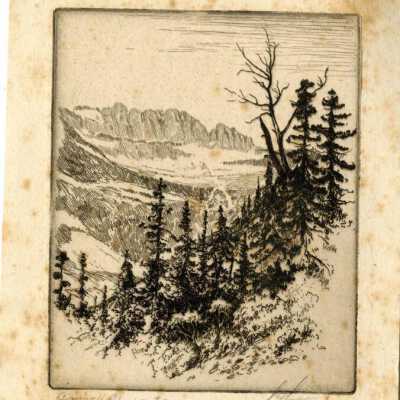 Print, Lee Sturges Etching