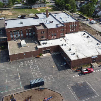 Aerial View of Lincoln Elementary School