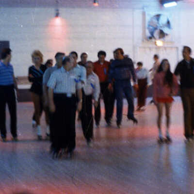 Skaters at the Elm Skating Rink