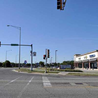 Intersection of N. York Street and Industrial Drive