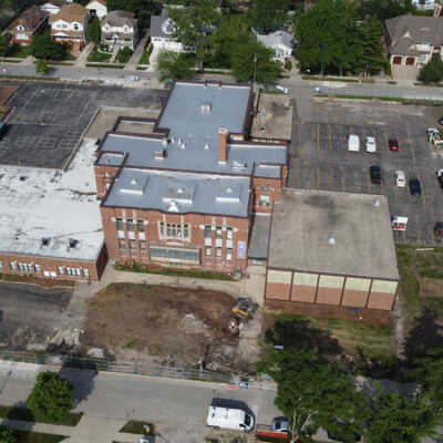 Aerial View of Lincoln Elementary School