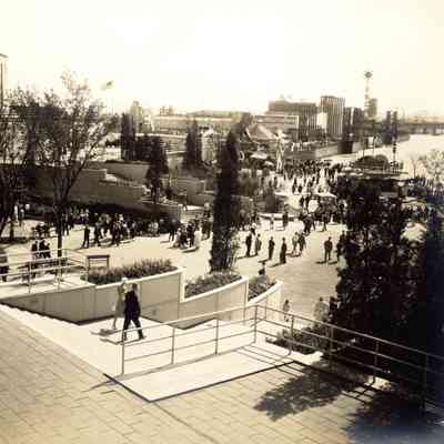 Century of Progress Sidewalk Scene