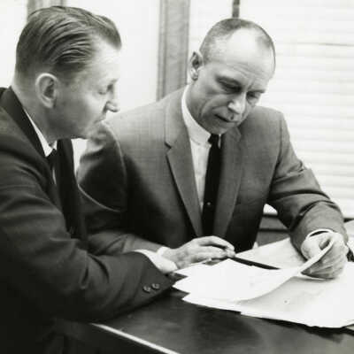 Mayor Charles Weigel, Jr. & City Manager Robert Palmer