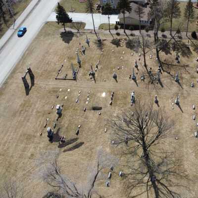 Aerial View, Churchville Cemetery
