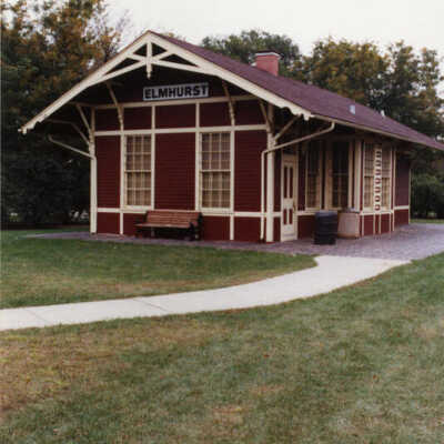 Chicago Great Western Railroad Depot at Wild Meadows Trace Park