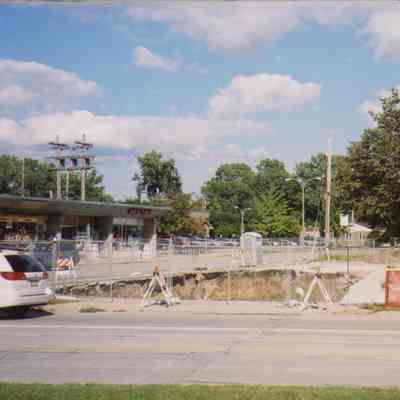 Construction at York and Vallette Streets